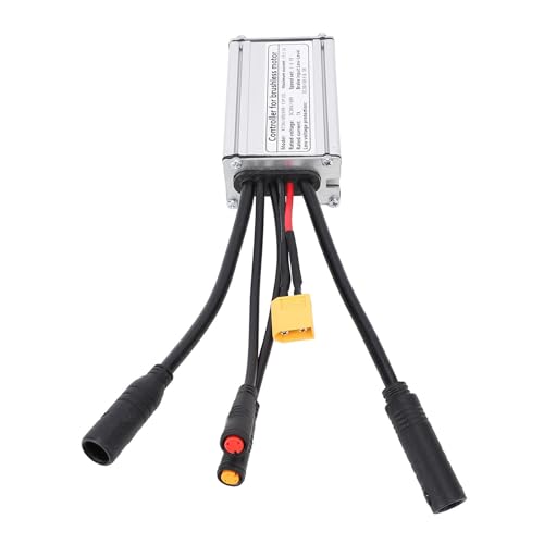 SIXRUN Sinuswellen -Elektrofahrradmotor -Controller Effizienter Stabiler Stabiler 36 V 48 V 250 W 350W für Glattem Anstieg Wasserdichtem Stecker für Alle Wetterbedingungen Aluminiumlegierung von SIXRUN