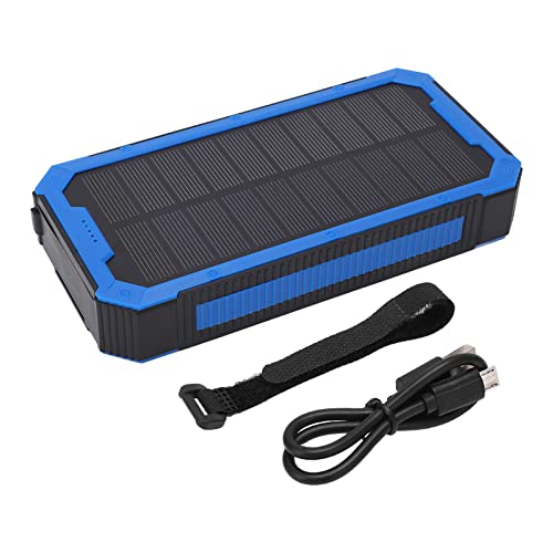 SIXRUN Solar Powerbank 36800mAh 36LEDs 4 USB Ausgang Typ C Eingang, wiederaufladbarer externer Akku für Outdoor-Camping von SIXRUN