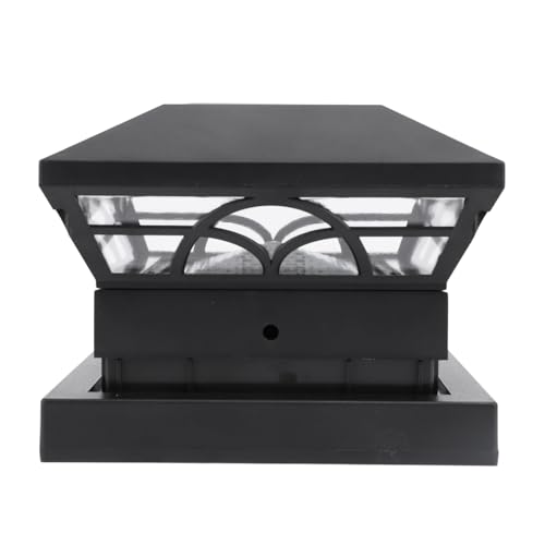 SIXRUN Solarleuchte, 40 LEDs Außen Solarbetriebene Zaunpfostenlichter, wasserfeste Solar Pfostenkappen Lichter für Garten Terrasse Veranda 13 x 13 x 8 cm von SIXRUN