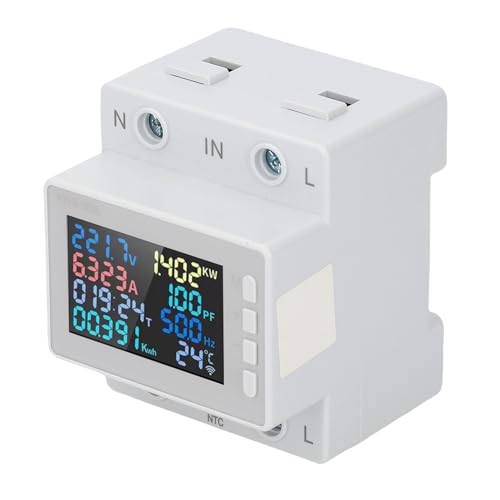 SIXRUN Spannungsstrommesser Farb -LCD -Anzeige Energy Multi Benutzerkontrolle für Zuhause und Büro ABS SIXRUN Spannungsstrommesser Farb -LCD -Anzeige Energy Multi Benutzerkontrolle für Zuhause und Büro ABS von SIXRUN