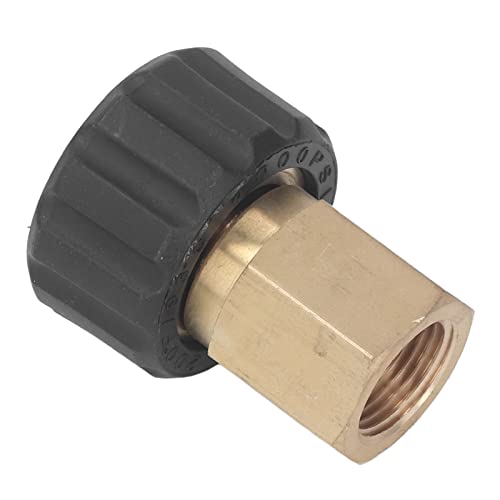 SIXRUN Verbesserte Abnehmbare Waschmaschine der Unterkunft (Innengewinde G3/8 auf Innengewinde M22 14 mm) von SIXRUN