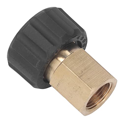 SIXRUN Verbesserte Abnehmbare Waschmaschine der Unterkunft (Innengewinde G3/8 auf Innengewinde M22 15 mm) von SIXRUN
