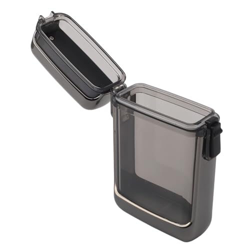 SIXRUN Zigarettenetui, Kunststoff-Zigarettenbox-Halter, Wasserdicht, Transparent, Zigarettenhalter mit Seil, Transparenter Zigarettenhalter (#14) von SIXRUN