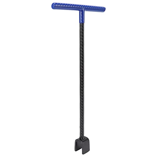 Stahl-Wasserzähler-Schlüssel, Langlebiger T-Griff, 4-Wege-Werkzeug, Wasserabsperrventil-Werkzeug für Ventile, Wasserhähne, Zuhause (BLUE) von SIXRUN