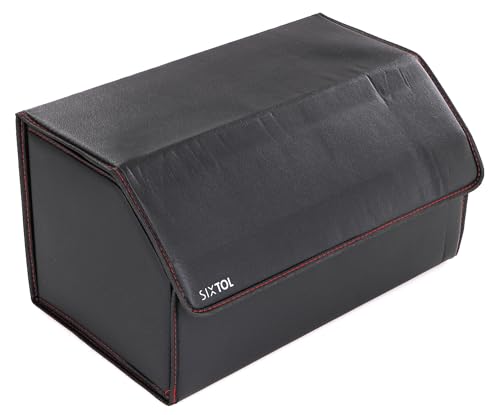 SIXTOL CAR COMPACT LEATHER L Auto-organizer | 2 fächer | Faltbar | Mit deckel | Kunstleder | Schwarz SIXTOL CAR COMPACT LEATHER L Auto-organizer | 2 fächer | Faltbar | Mit deckel | Kunstleder | Schwarz von SIXTOL