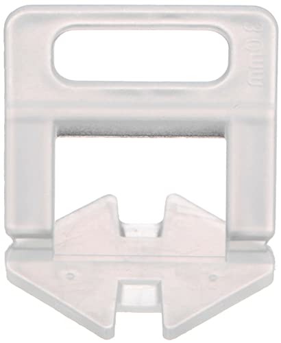 SIXTOL LEVEL SYSTEM T-HOLD Nivellierklammern Praktisches Set, 1000 Stück (1mm) von SIXTOL
