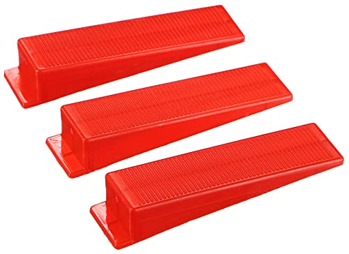 SIXTOL LEVEL SYSTEM WEDGE Nivellierkeilen Praktisches Set, Nivellieren Fliesen, Hochwertiges Nivellierkeil Set und Platten, bestehend aus 100 Stück Nivellierkeilen von SIXTOL