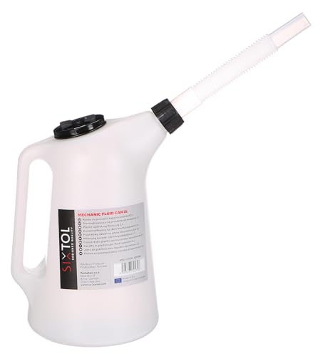 SIXTOL MECHANIC FLUID CAN 2L | Kunststoff-Ausgießkanne für Betriebsflüssigkeiten | Flexibler Auslauf | Chemikalienbeständig | Werkstattkanne | Messskala SIXTOL MECHANIC FLUID CAN 2L | Kunststoff-Ausgießkanne für Betriebsflüssigkeiten | Flexibler Auslauf | Chemikalienbeständig | Werkstattkanne | Messskala von SIXTOL
