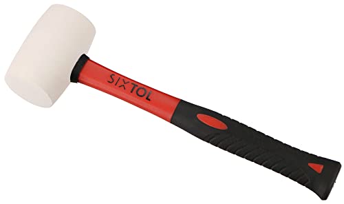 SIXTOL Praktischer Gummihammer SIXTOL TPR HAMMER mit Gewicht 450 g und Länge 330 mm von SIXTOL