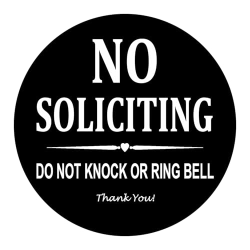 Metallschild mit Aufschrift "No Soliciting", Aufschrift "Do Not Disturb" für Hausring, Türklingel "Do Not Knock", geeignet für ungestörtes Nickerchen, Babyschlaf und Hundebellen Metallschild mit Aufschrift "No Soliciting", Aufschrift "Do Not Disturb" für Hausring, Türklingel "Do Not Knock", geeignet für ungestörtes Nickerchen, Babyschlaf und Hundebellen von SImkha