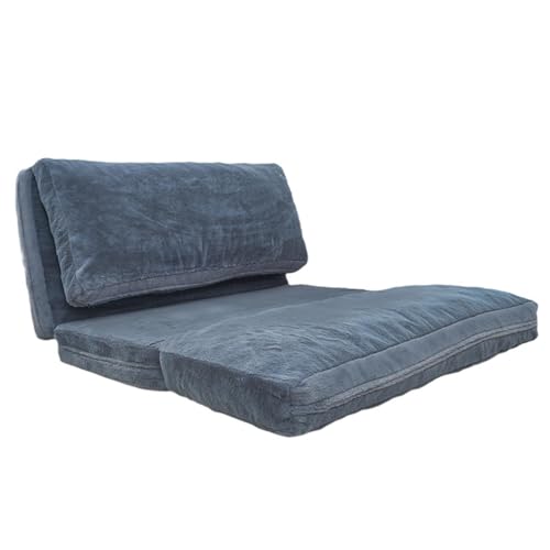 Bett, Klappsofa, Stuhl, Schaumstofffüllung, Extra Dick, 4-Fach Faltbare Bodencouchmatratze Für Erwachsene, Inklusive Abnehmbarem Und Maschinenwaschbarem Bezug Für Das Wohnzimmer Corduroy,5 von SJAPEX