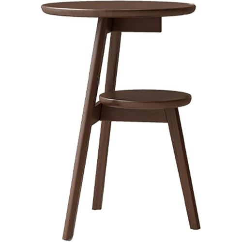 SJAPEX Moderner Couchtisch, Moderner Doppelter Runder Tisch, Beistelltisch Aus Holz, Sofa, Einfach Zu Montierender Dekorativer Couchtisch Mit Ablagefach Für Wohnzimmer Und Schlafzimmer. 1 von SJAPEX