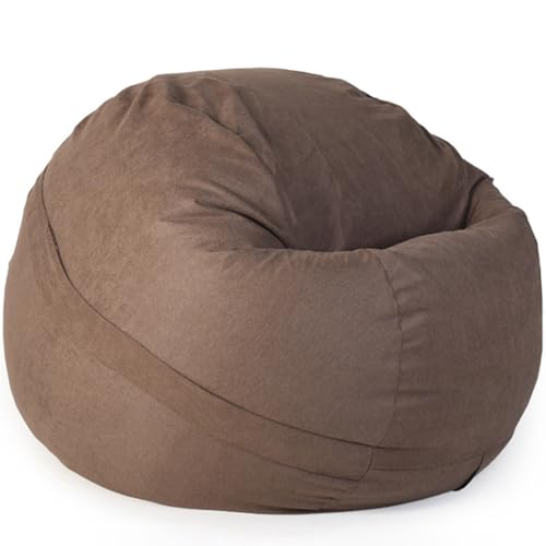SJAPEX Riesiger, Riesiger, Flauschiger Sitzsackbezug (Ohne Füllung), Fuzzy Bag Sitzsack Ersatzbezug Für Erwachsene, Weiche Stofftieraufbewahrung, Waschbar, Für Wohnzimmer, Schlafzimmer 1,XL105x60cm von SJAPEX