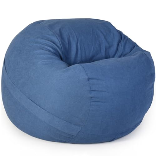 SJAPEX Riesiger, Riesiger, Flauschiger Sitzsackbezug (Ohne Füllung), Fuzzy Bag Sitzsack Ersatzbezug Für Erwachsene, Weiche Stofftieraufbewahrung, Waschbar, Für Wohnzimmer, Schlafzimmer 3,XXL125x60cm von SJAPEX