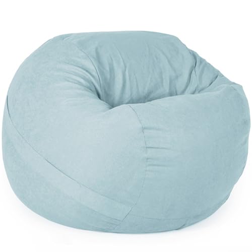SJAPEX Riesiger, Riesiger, Flauschiger Sitzsackbezug (Ohne Füllung), Fuzzy Bag Sitzsack Ersatzbezug Für Erwachsene, Weiche Stofftieraufbewahrung, Waschbar, Für Wohnzimmer, Schlafzimmer 5,L80x55cm von SJAPEX