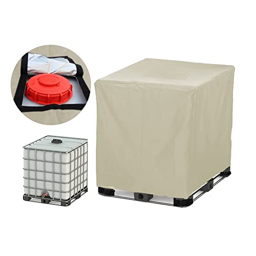 SJASD IBC Tank Abdeckung, Abdeckplane für Wassertank 300L/600L/800L/1000L, IBC Behälter Abdeckung IBC UV-Schutzhaube Abdeckplane Schutzhaube Schutzplane für IBC Tank Behälter Regentonne SJASD IBC Tank Abdeckung, Abdeckplane für Wassertank 300L/600L/800L/1000L, IBC Behälter Abdeckung IBC UV-Schutzhaube Abdeckplane Schutzhaube Schutzplane für IBC Tank Behälter Regentonne von SJASD
