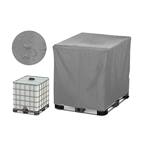 SJASD IBC Tank Abdeckung, IBC Container Cover,Schutzhülle für Wassertank 300L/600L/800L/1000L, Wassertank IBC Behälter Abdeckplane, IBC UV-Schutz Folien,210d Oxford Tuch von SJASD