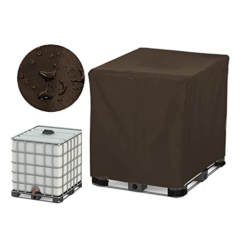 SJASD IBC Tank Abdeckung, IBC Container Cover,Schutzhülle für Wassertank 300L/600L/800L/1000L, Wassertank IBC Behälter Abdeckplane, IBC UV-Schutz Folien,210d Oxford Tuch von SJASD