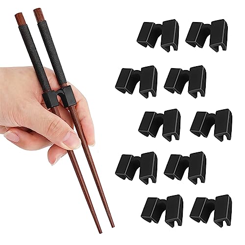 SJBAUTYO 10 Stück Essstäbchen Verwenden Trainer,Essstäbchen Helfer,für Erwachsene und Kinder zum Lernen und Trainieren SJBAUTYO 10 Stück Essstäbchen Verwenden Trainer,Essstäbchen Helfer,für Erwachsene und Kinder zum Lernen und Trainieren von SJBAUTYO