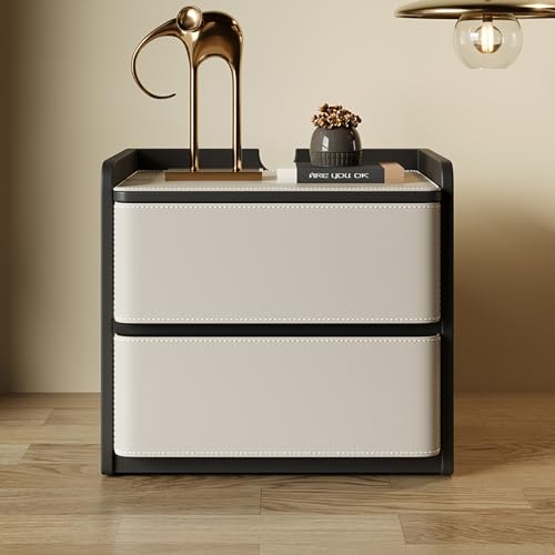 Moderner Endtisch mit Schubladen, Seitentische Wohnzimmer, 2-stufiger Speicherendtisch, kleine Nachtständer für kleine Räume, Holznachtstände, für Büro, Schlafzimmer, Studium (Khaki, 45x40x50 cm) Moderner Endtisch mit Schubladen, Seitentische Wohnzimmer, 2-stufiger Speicherendtisch, kleine Nachtständer für kleine Räume, Holznachtstände, für Büro, Schlafzimmer, Studium (Khaki, 45x40x50 cm) von SJFJJKD
