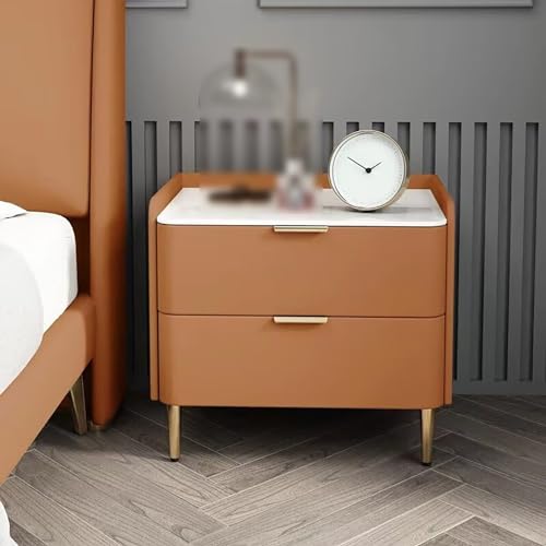 Möbelspeicherschrank Nachttisch mit doppelten Schubladen und Sich verjüngten Beinen kleine Räume Schlafzimmer Bett Wohnzimmer Möbel Größe: 25x40x48cm Farbe: Style12 Friendship Years von SJFJJKD