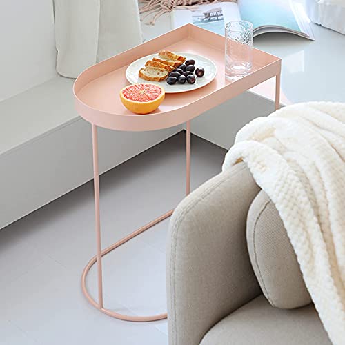 Nordic Schmiedeeisen ， Open Storage -Nachtschrank ， modernes Wohnzimmer Nachtstand, ein Couchtisch mit einem Regal neben dem Sofa, Schlafzimmermöbel (Größe: 30 * 45 * 55 cm, Farbe: Pi Friendship Years von SJFJJKD
