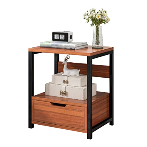 Regal Stream Cabinet Wohnzimmer Schlafzimmer Nachtablagerungsschublade Kleiner Schrank (Material ist Holzbasis) Nachttisch (Farbe: B, Größe: 1) Friendship Years von SJFJJKD