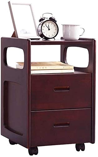 SJFJJKD Einfacher Kiefern Nachttisch mit 2 Schubladen und beweglichem Design ideal für Schlafzimmerbüro oder Wohnzimmer Stilvoller Aufbewahrungsgerät mit offenen Trennwänden perfekt Friendship Years von SJFJJKD