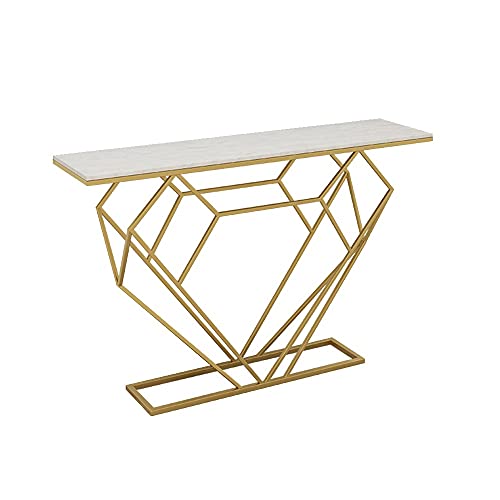 SJFJJKD Marmor Couchtisch mit Lagerregal moderner Konsolensofa Tisch für kleine Räume Einfacher Baugruppe Goldener Finish Friendship Years SJFJJKD Marmor Couchtisch mit Lagerregal moderner Konsolensofa Tisch für kleine Räume Einfacher Baugruppe Goldener Finish Friendship Years von SJFJJKD
