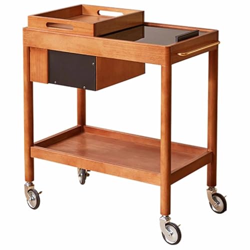 SJFJJKD Moderner Kirschholz -Beistelltisch mit Aufbewahrung von 2 -Tier -Endtisch auf Rädern für kleine Räume für Schlafzimmer oder Wohnzimmer Friendship Years SJFJJKD Moderner Kirschholz -Beistelltisch mit Aufbewahrung von 2 -Tier -Endtisch auf Rädern für kleine Räume für Schlafzimmer oder Wohnzimmer Friendship Years von SJFJJKD
