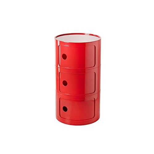 SJFJJKD Moderner nordischer Stil weißer kreisförmiger Mini -Seitenschrank mit 3 Schichten roter Farbe kreativer Kleiner Kabinett für Nachttisch Internet Promi Design Design Friendship Years SJFJJKD Moderner nordischer Stil weißer kreisförmiger Mini -Seitenschrank mit 3 Schichten roter Farbe kreativer Kleiner Kabinett für Nachttisch Internet Promi Design Design Friendship Years von SJFJJKD