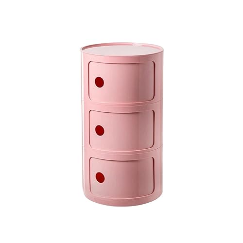 SJFJJKD Moderner nordischer Stil weißer kreisförmiger Nachttisch mit 3 Schichten Hellrosa Farbe kreativer und Mini -Seitenschrank für Internet -Prominente Friendship Years SJFJJKD Moderner nordischer Stil weißer kreisförmiger Nachttisch mit 3 Schichten Hellrosa Farbe kreativer und Mini -Seitenschrank für Internet -Prominente Friendship Years von SJFJJKD
