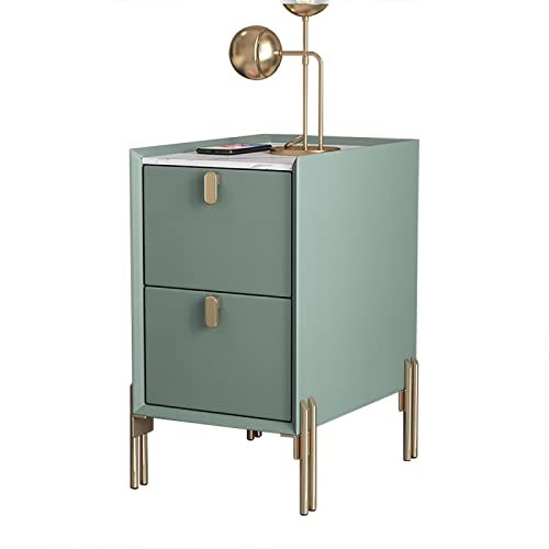 SJFJJKD Moderner schmaler Beistelltisch mit 2 Aufbewahrungsschubladen Minimalistischer Sinterstein -Arbeitsplatte Nachttisch für kleine Räume Mid Century Design Grün 30 x 35 x 55 cm Friendship Years SJFJJKD Moderner schmaler Beistelltisch mit 2 Aufbewahrungsschubladen Minimalistischer Sinterstein -Arbeitsplatte Nachttisch für kleine Räume Mid Century Design Grün 30 x 35 x 55 cm Friendship Years von SJFJJKD