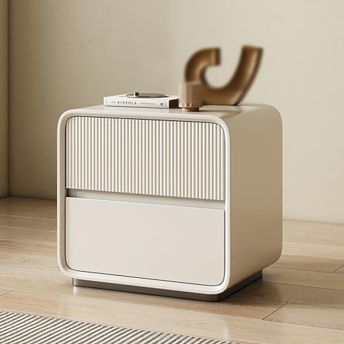 Seitenende Tisch für Schlafzimmer mit Schubladen, für kleine Räume, rustikales Endtisch Schlafzimmer, Holzschrankständer für Sofa, für Schlafzimmer/Wohnzimmer/Studium (45x40x50 cm/18 * 16 Friendship von SJFJJKD