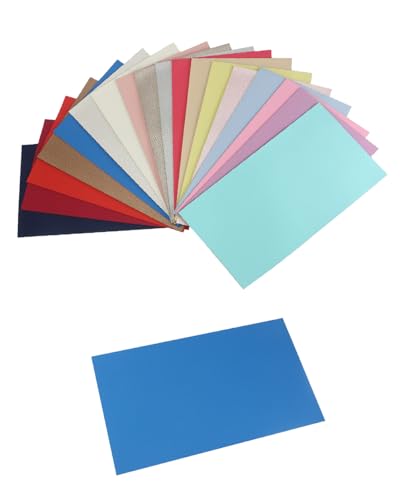 5 Stück Selbstklebende Leder Patch Kit,20x34cm Kunstleder Selbstklebend Reparatur Flicken Leder für Sofas Möbel Autositze Jacken Handtaschen von SJH