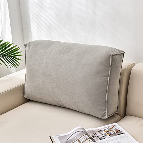 Luxuriöses Sofa-Rückenkissen, Rückenstützkissen, Sofa Lesekissen, großes Nacht- und Rückenlehnenkissen, Lendenwirbelstützkissen, abnehmbarer Bezug von SJH