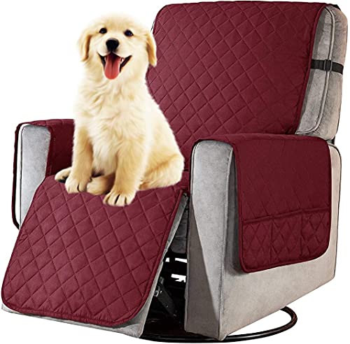 Wasserdichter Schonbezug für 1-Sitzer-Sofa, mit elastischen Bändern und Seitentasche, Sesselbezug für Haustiere, Katzen, Hunde von SJH