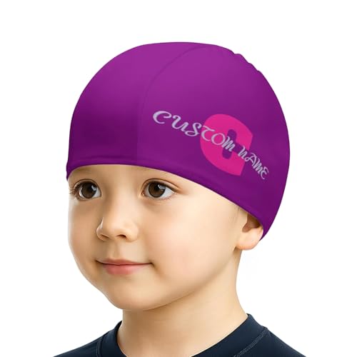 SJHAZSL Personalisieren Badekappe Kinder, Komfort und Rutschfestigkeit Badehaube Kinder mit Namen Muster, Strapazierfähige Super Elastisch Bademütze für Jungen und Mädchen SJHAZSL Personalisieren Badekappe Kinder, Komfort und Rutschfestigkeit Badehaube Kinder mit Namen Muster, Strapazierfähige Super Elastisch Bademütze für Jungen und Mädchen von SJHAZSL