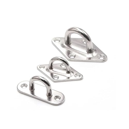 1 stücke M5 M6 M8 Schloss Schließbügel Türscharniere schnalle boot schnalle sonnensegel zubehör auge platte 304 Edelstahl(M6,Diamond shape) von SJHDUNBW EUR