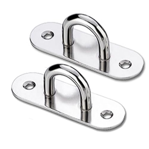 Befestigungssatz for Sonnensegel aus Edelstahl, 2 Stück, M5, M6, M8, Hardware-Zubehör for die sichere Installation von Schatten im Freien(M5) von SJHDUNBW EUR