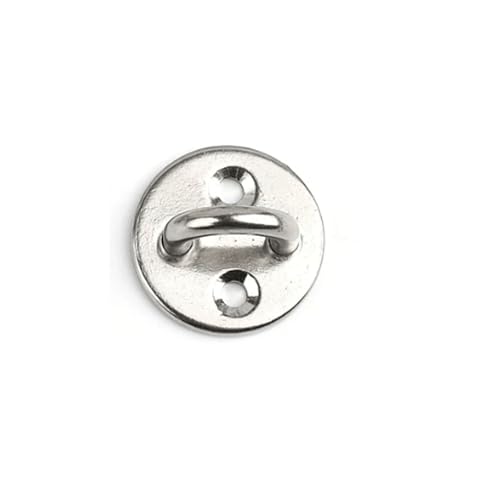 M5 M6 M8 Edelstahl 304 Heftklammerringhaken Festes Pad Augenplatte Decktürschnalle U-förmiger Hochleistungs-Deckenhalterungsaufhänger(M6 Circular Type,6Pcs) von SJHDUNBW EUR