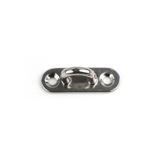 M5 M6 M8 Edelstahl 304 Heftklammerringhaken Festes Pad Augenplatte Decktürschnalle U-förmiger Hochleistungs-Deckenhalterungsaufhänger(M6 Ellipse Type,1Pcs) von SJHDUNBW EUR