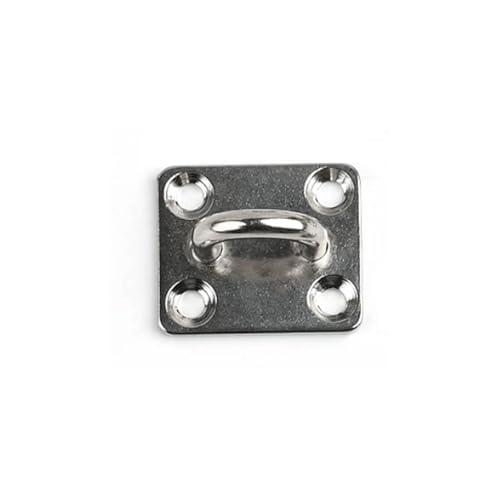 M5 M6 M8 Edelstahl 304 Heftklammerringhaken Festes Pad Augenplatte Decktürschnalle U-förmiger Hochleistungs-Deckenhalterungsaufhänger(M8 Square Type,2Pcs) von SJHDUNBW EUR
