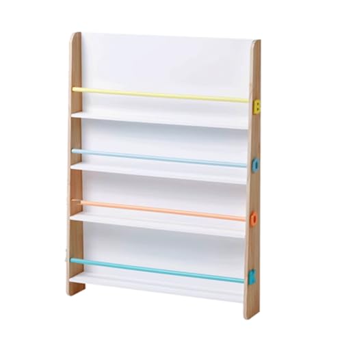 SJHDUNBW EUR Bücherregal für Kinder, Bücherregal, Malbuch-Präsentationsständer, Bücherhalter für Kinderzimmer, Klassenzimmer, schmaler Bücherregal-Organizer Bücherregal von SJHDUNBW EUR