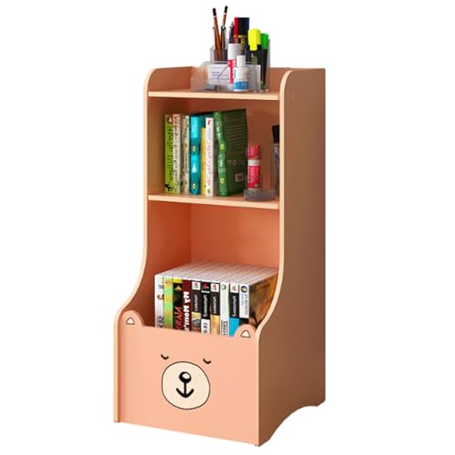 SJHDUNBW EUR Schönes Muster, drehbares Bücherregal, schmales Bücherregal, Organizer, Bücherregal, Organizer für Kinderzimmer/Klassenzimmer Bücherregal von SJHDUNBW EUR