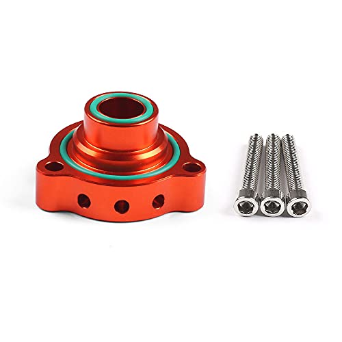 Blow Off Ventil,Turbo Blow Off Valve Turbo-Blow-Off-Ventil-Dump-Adapter Bolt-on Top Mount Fit-Verwendung for Peugeot-Fit-Verwendung for BMW Mini Coopers Turbo-Motoren(Orange) von SJHFKDK