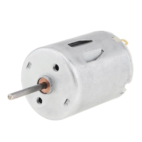 Fan Motor,Dc Motor 2 Stück R280 Gleichstrommotor, 24000 U/min, 12–24 V, Hochgeschwindigkeits-Mikromotor for Heimwerkerspielzeug, Mini-Ventilatoren, Entsafter, Wasserpumpe, Schönheitsinstrumente von SJHFKDK