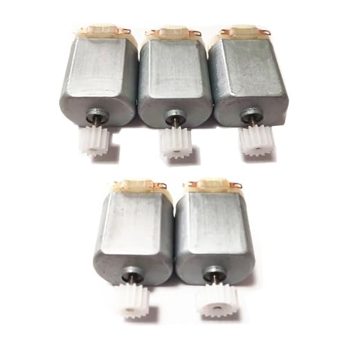 Fan Motor,Dc Motor 6 Stücke 1,5 V-6 V 0,3 A 16000 U/min Mini-Gleichstrommotor Micro-Gleichstrommotor for Heimwerkerspielzeug Hobbies Smart Car MOTOR 130 Kleiner Motor(Motor 14Tooth) von SJHFKDK