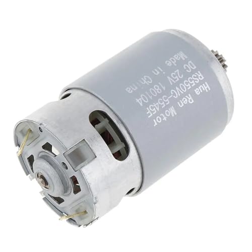 Fan Motor,Dc Motor RS550 9/11/12/13/14 Zähne DC Elektromotor 10,8 V/12 V/14,4 V/16, V/18 V/21 V/25 V Schraubendreher-Bohrmotor mit Getriebe hohem Drehmoment(18V,11Teeth) von SJHFKDK