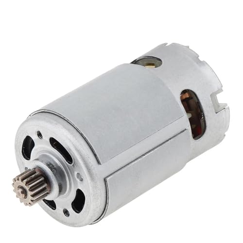 Fan Motor,Dc Motor RS550 Gleichstrommotor 12 V 14,4 16,8 18 25 Mikromotor-Elektromotoren mit 9/11/12/13/14/15 Zähnen, Hochdrehmoment-Getriebe for Bohrmaschinen(9Teeth,21V) von SJHFKDK